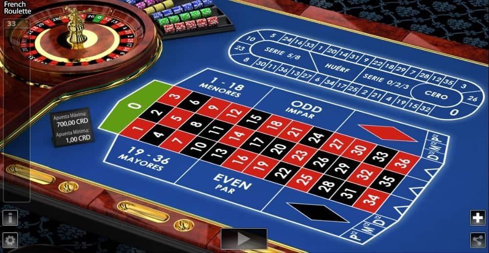 Jugar a la ruleta francesa en un casino en línea
