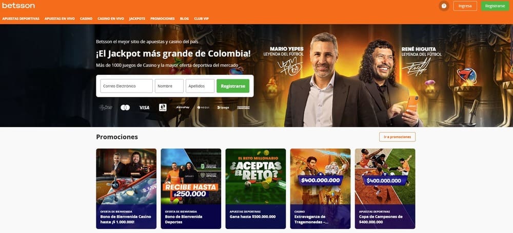 Sitio de apuestas Betsson