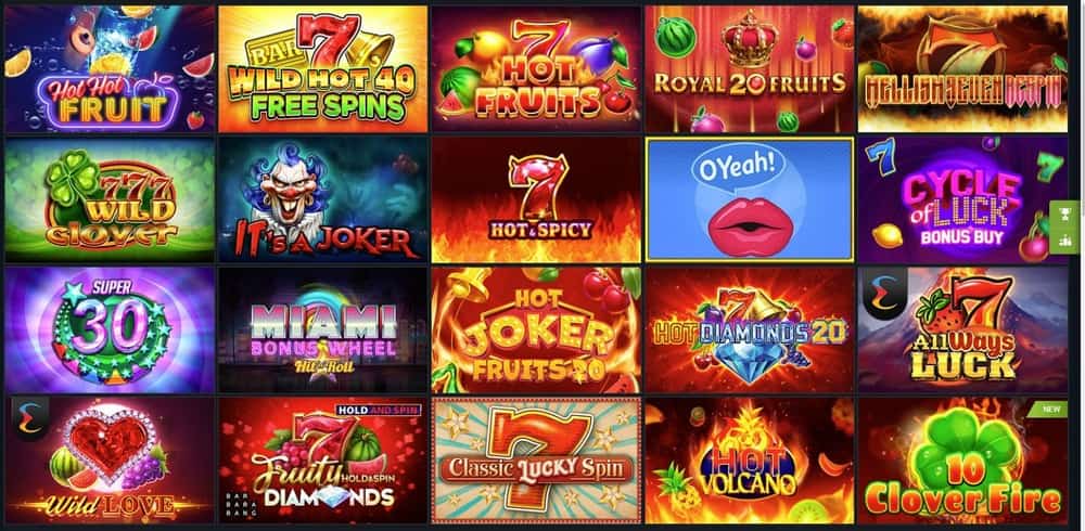 Gran selección de tragaperras clásicas en el casino en línea 1xbet